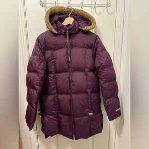 Large Deep purple Puffer Jacket. GREAT FOR FALL WINTER. BARELY WORN